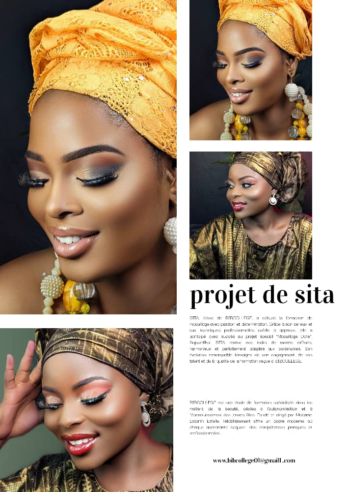 Projet eleve Sita maquillage traditionnel